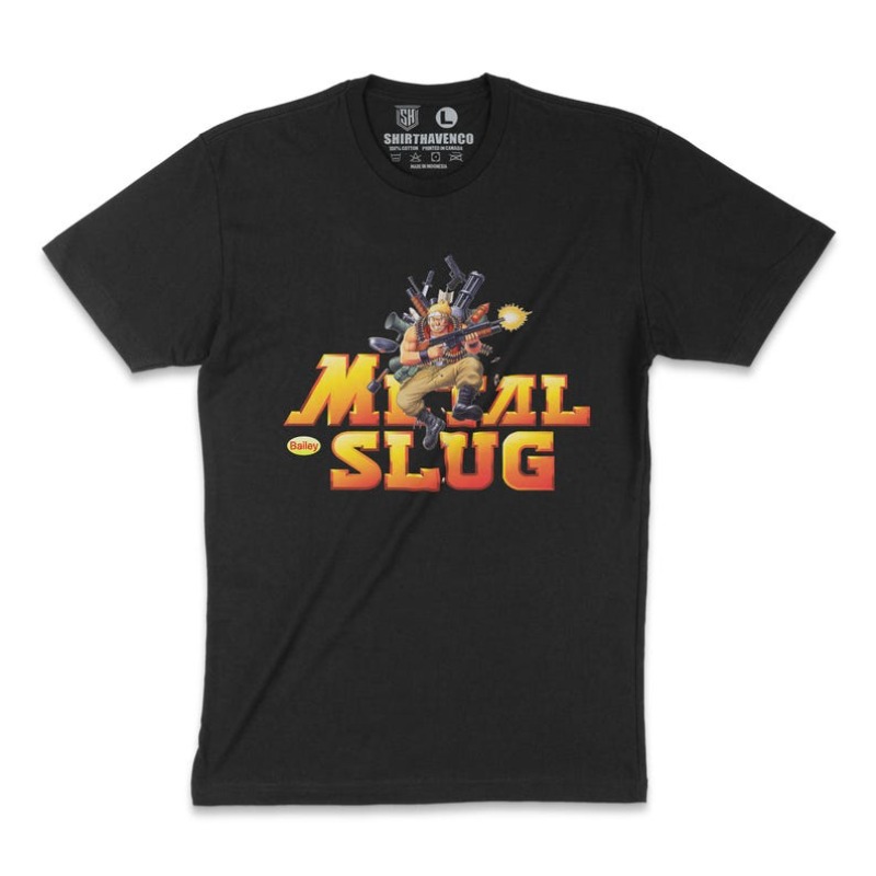 Retro Gaming Gamestop - 00012810 # A-메탈 슬러그 티셔츠 |