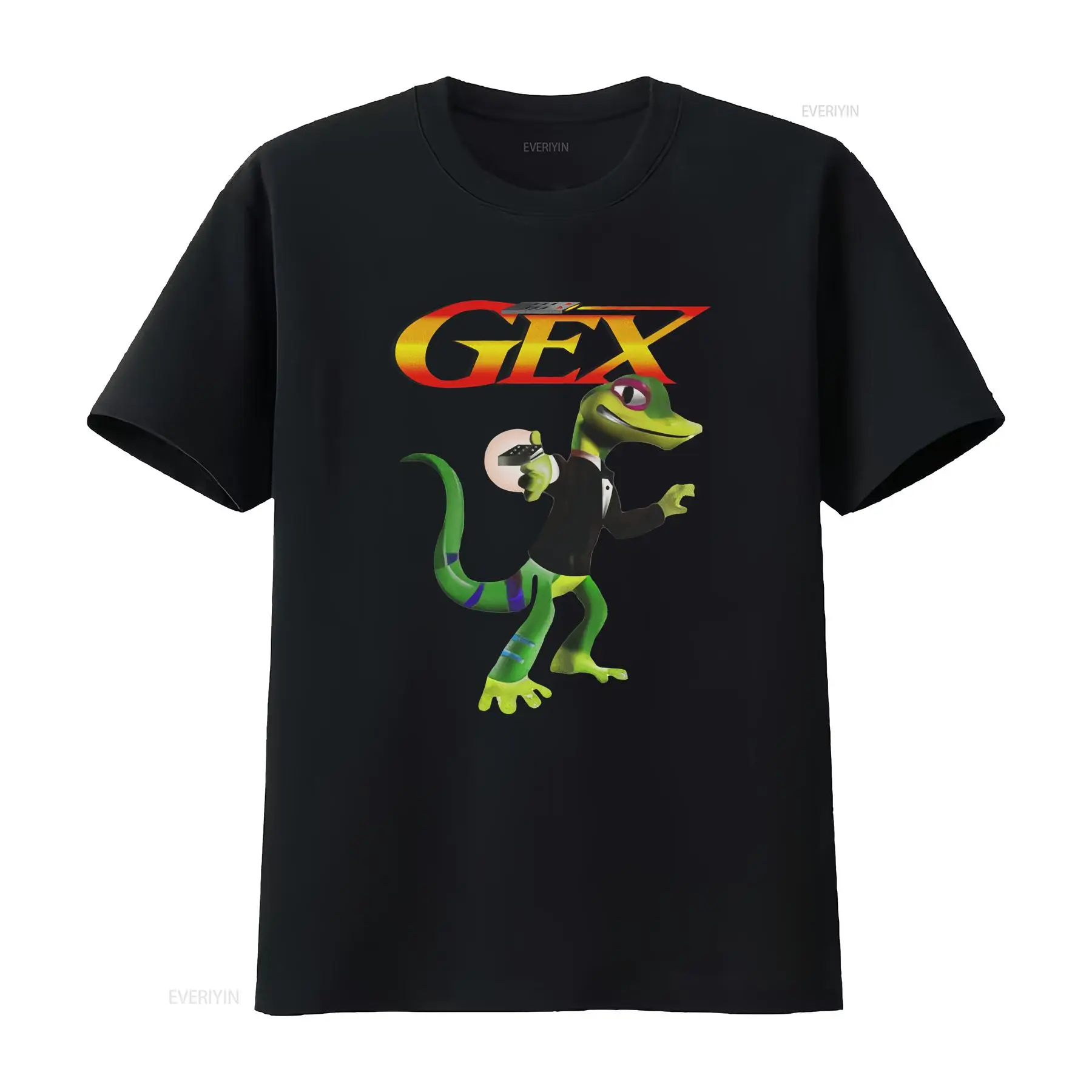 Retro Gaming Gamestop - Gecko Game T 셔츠 Ps1 클래식