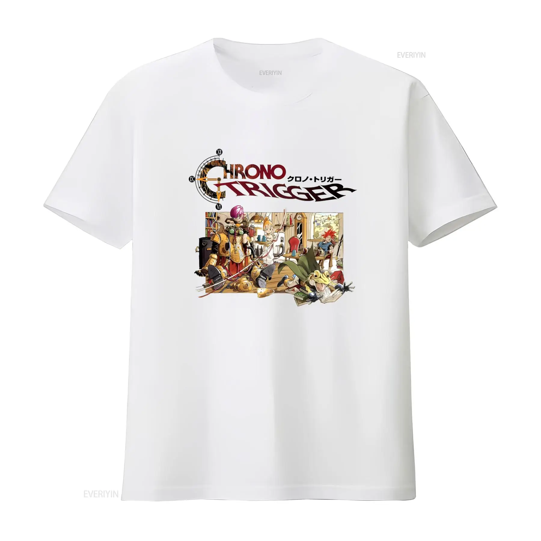Retro Gaming Shirt - 크로노 트리거 비디오 게임 로고 티셔츠