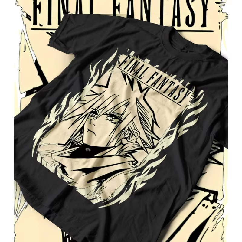 Retro Gaming Shirt - Final Fantasy VII Rebirth FF7 티셔츠