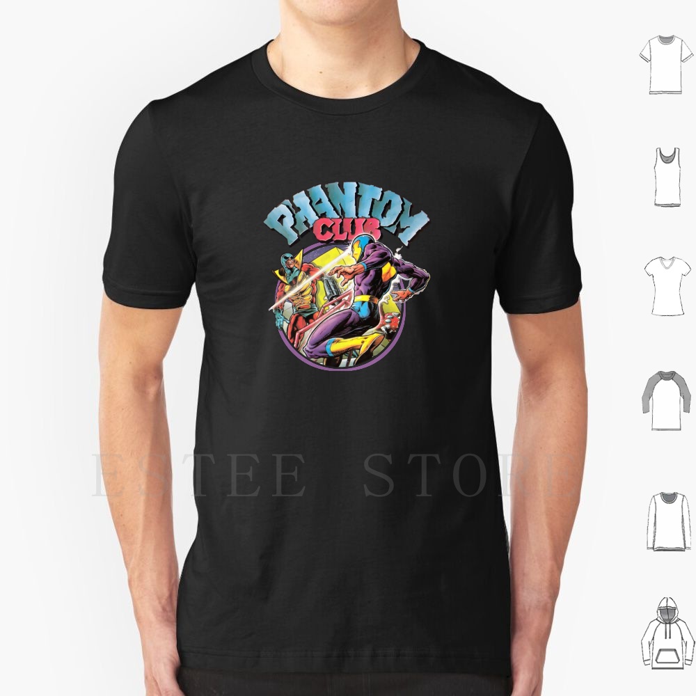 Retro Gaming Shirt - 팬텀 클럽 배지 티셔츠 DIY 빅
