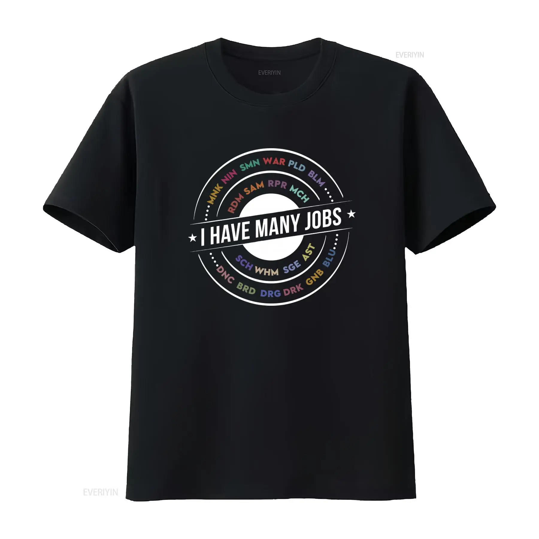 많은 직업에 영감을 받은 재미있는 Ff14 MMO 게이 - Retro Gaming Shirt 리뷰 및 가격