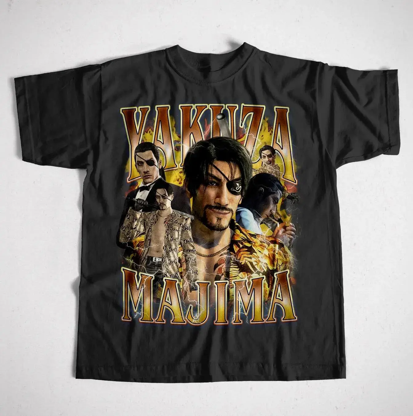 일본 게임 그래픽 셔츠 빈티지 탑스 KYakuza Ma - Retro Gaming Shirt 리뷰 및 가격
