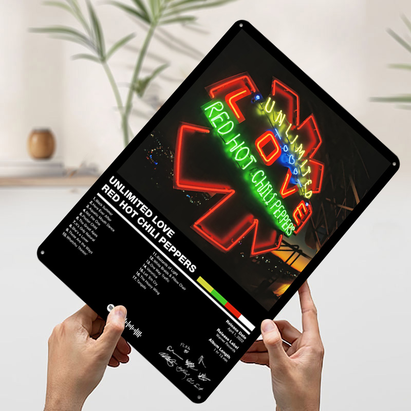 레드 핫 칠리 페퍼스 - 무제한 틴 포스터 맞춤형 벽  - Retro Gaming Unlimited 리뷰 및 가격