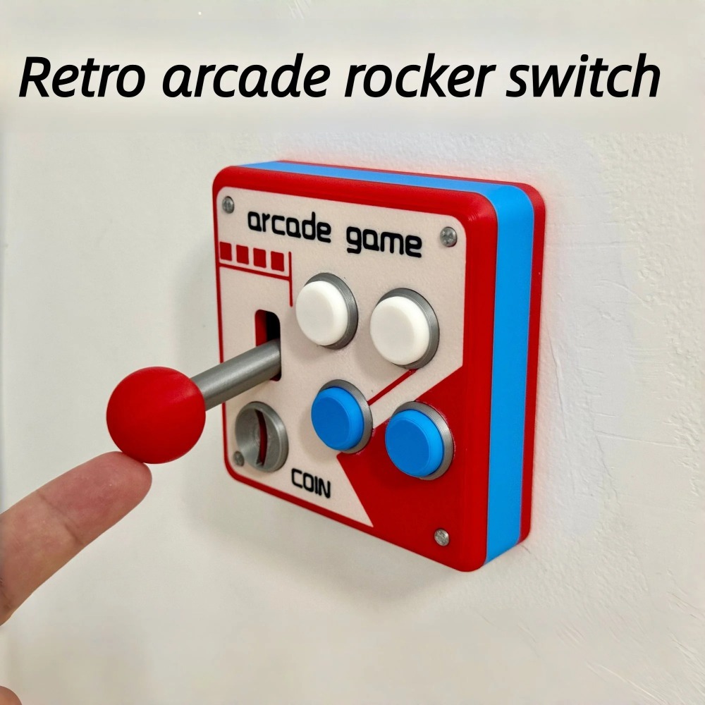 레트로 아케이드 조이스틱 스위치 플레이트 커버, 펀치프 - Retro Gaming Gifts 리뷰 및 가격