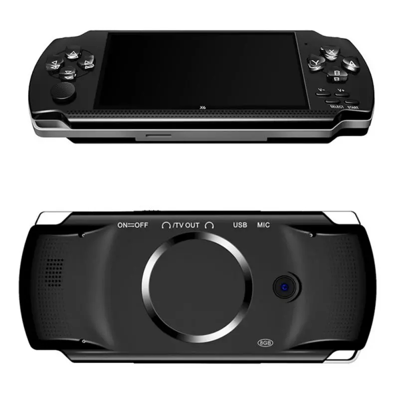 뜨거운 판매 4.3 인치 레트로 게임 X6 휴대용 게임 - Retro Gaming X6 리뷰 및 가격